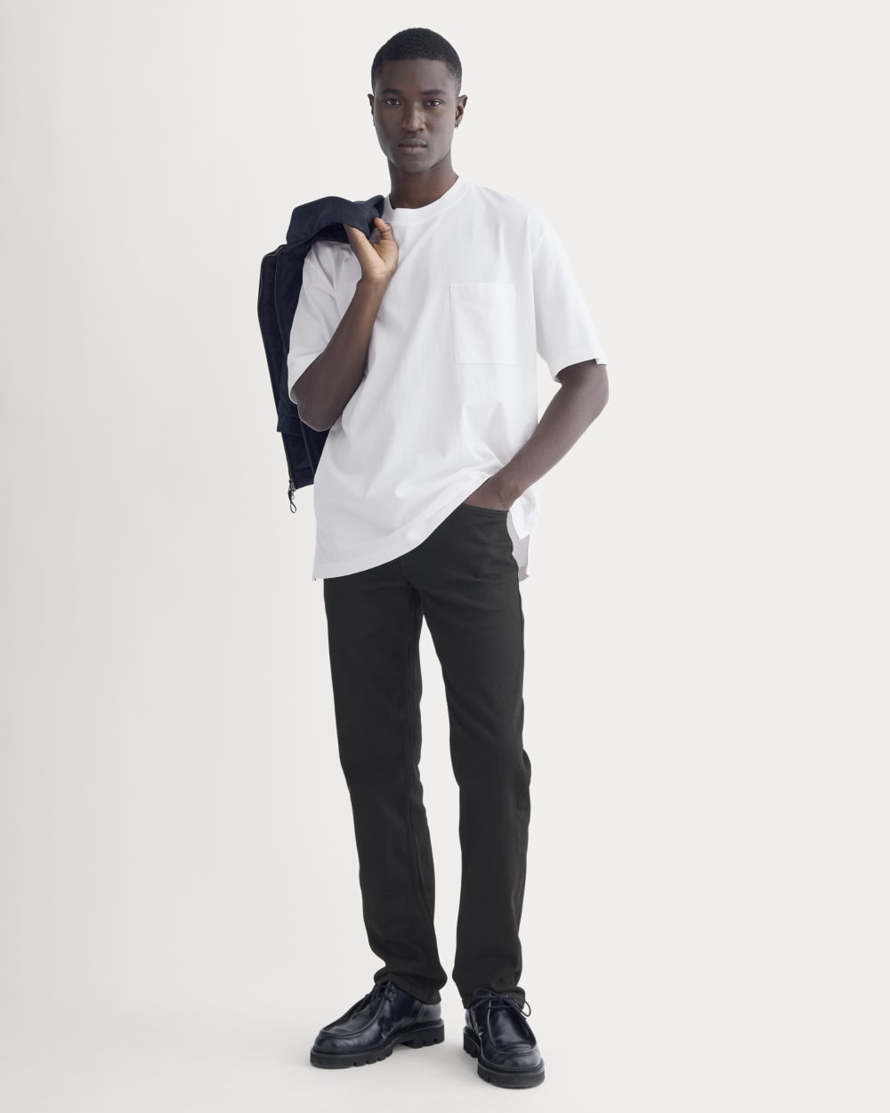 Oversized Midweight Tee | White - Image 3