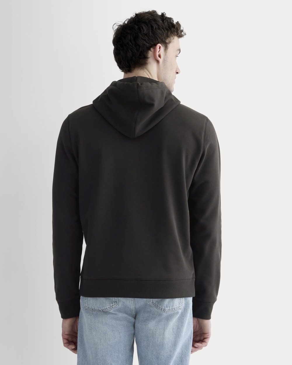 The Off-Duty Terry Hoodie | Black - Image 5