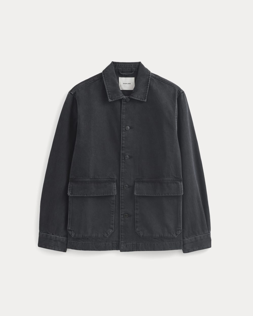 Denim Shacket | Washed Black - Image 2