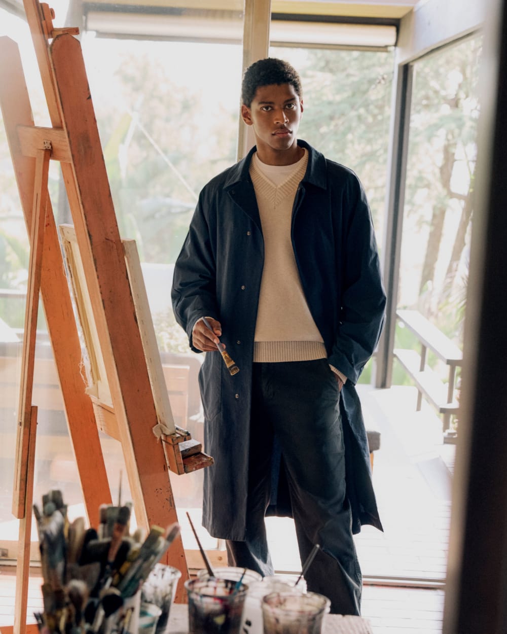 Everyday Relaxed-Fit Chino | Black - Image 9