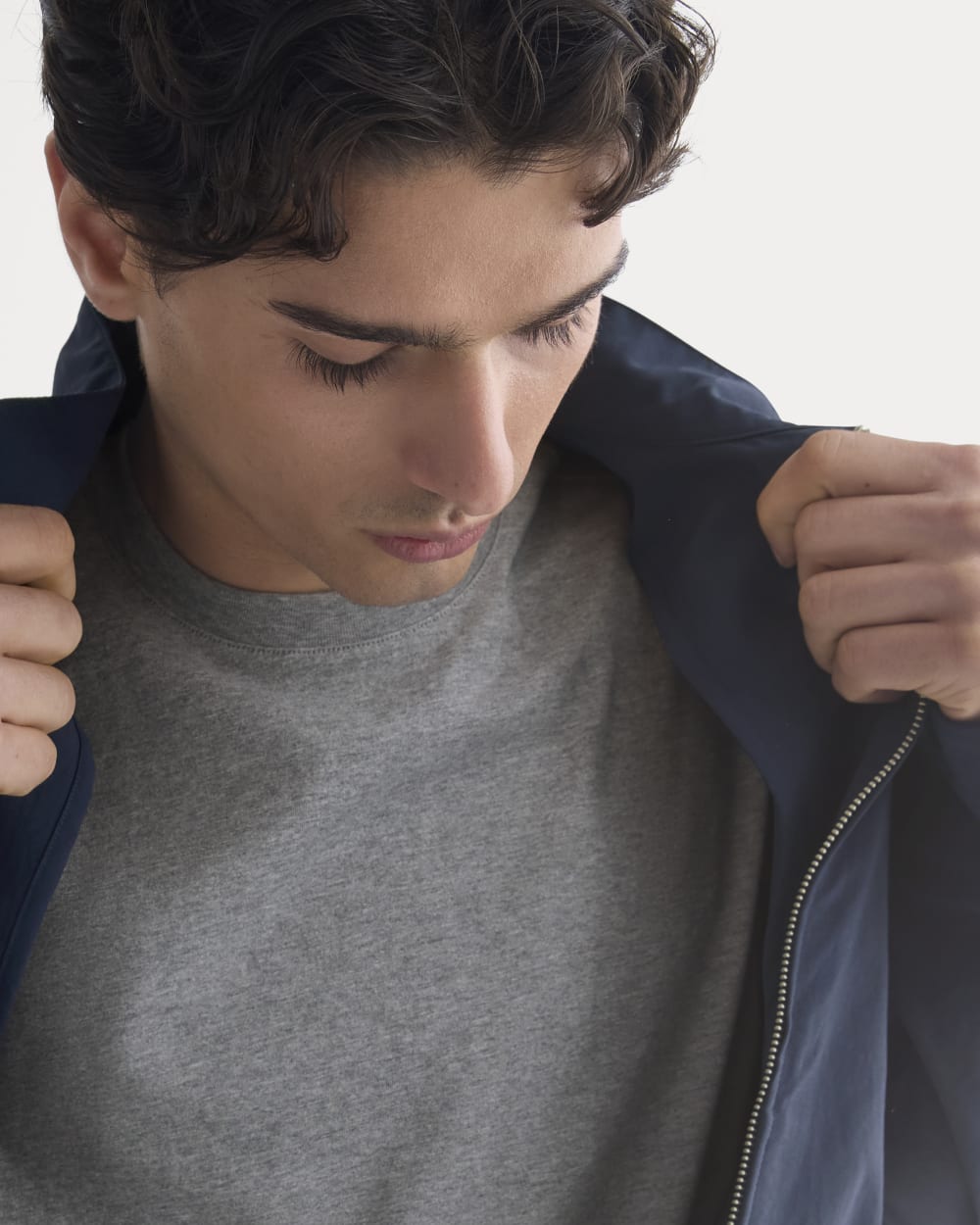 Archive Standard-Fit Cotton Crew | Vintage Heather Grey - Image 3