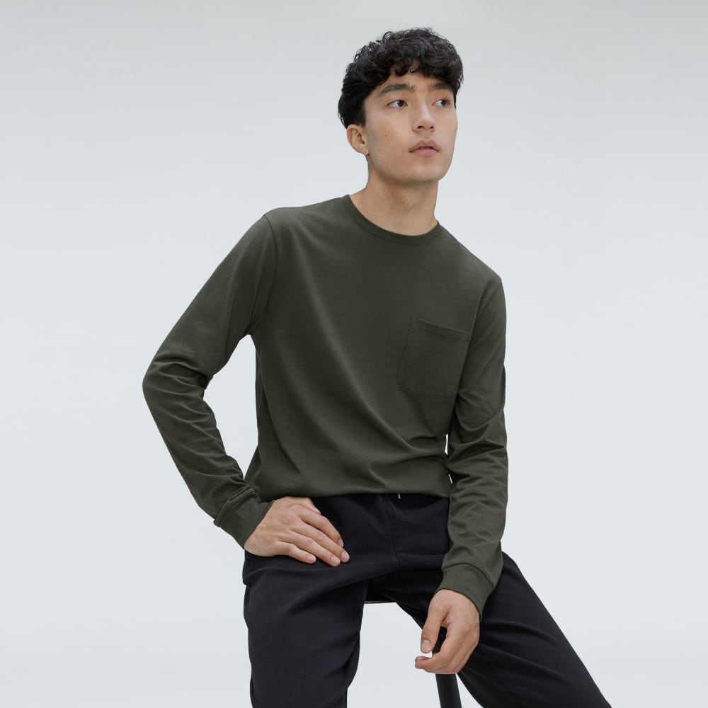 The Organic Cotton Long-Sleeve Pocket Tee | Kambaba - Image 5